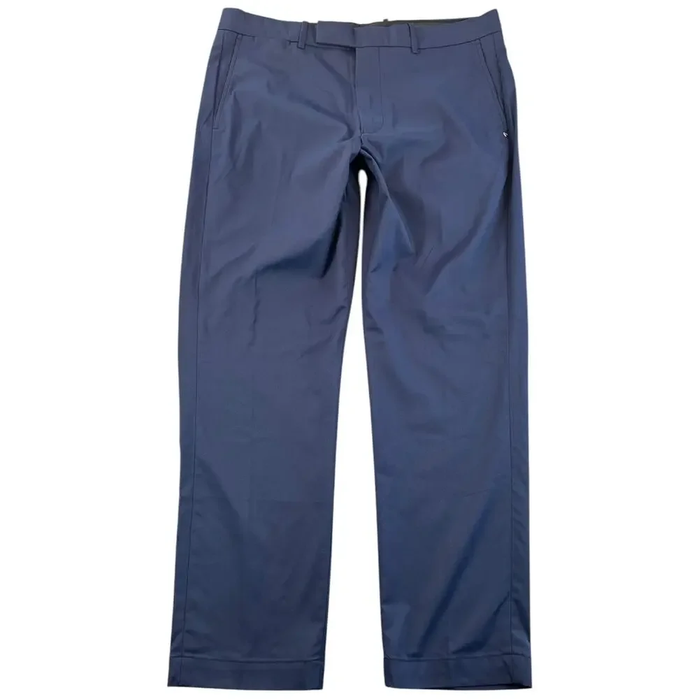 RLX Ralph Lauren Men’s Navy Tailored Fit Performance Golf Pants 35x30